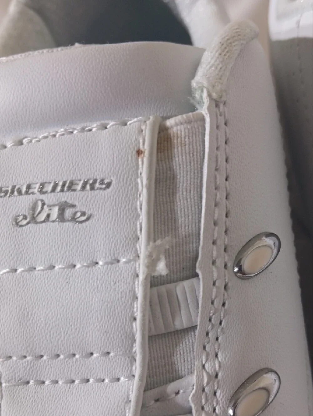 Skechers Elite Men's White Slip-On Athletic Sneakers